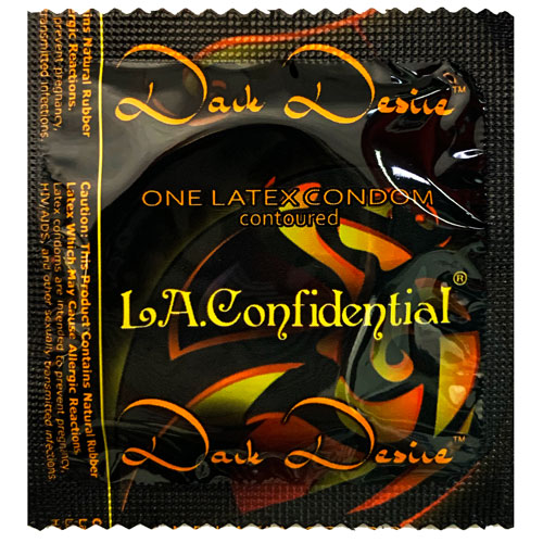 Buy LA Confidential Dark Desire Contoured Condoms Online