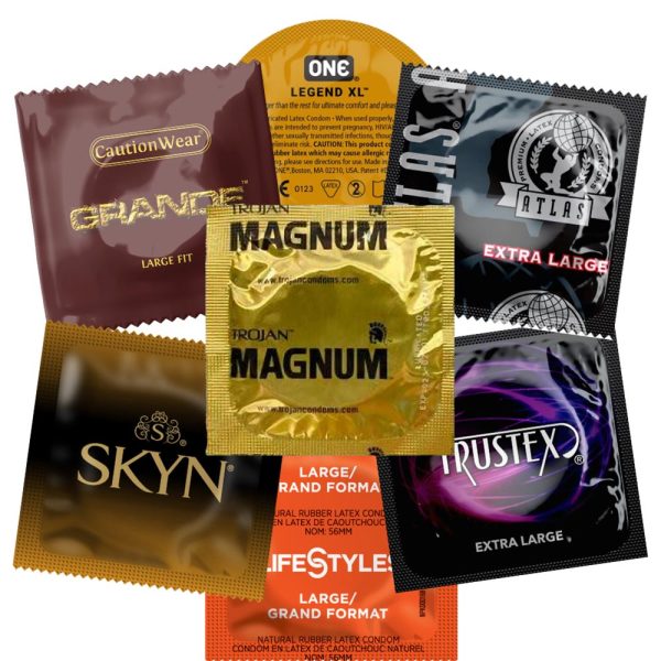 Big Guns Large Condom Sampler | Condom Depot