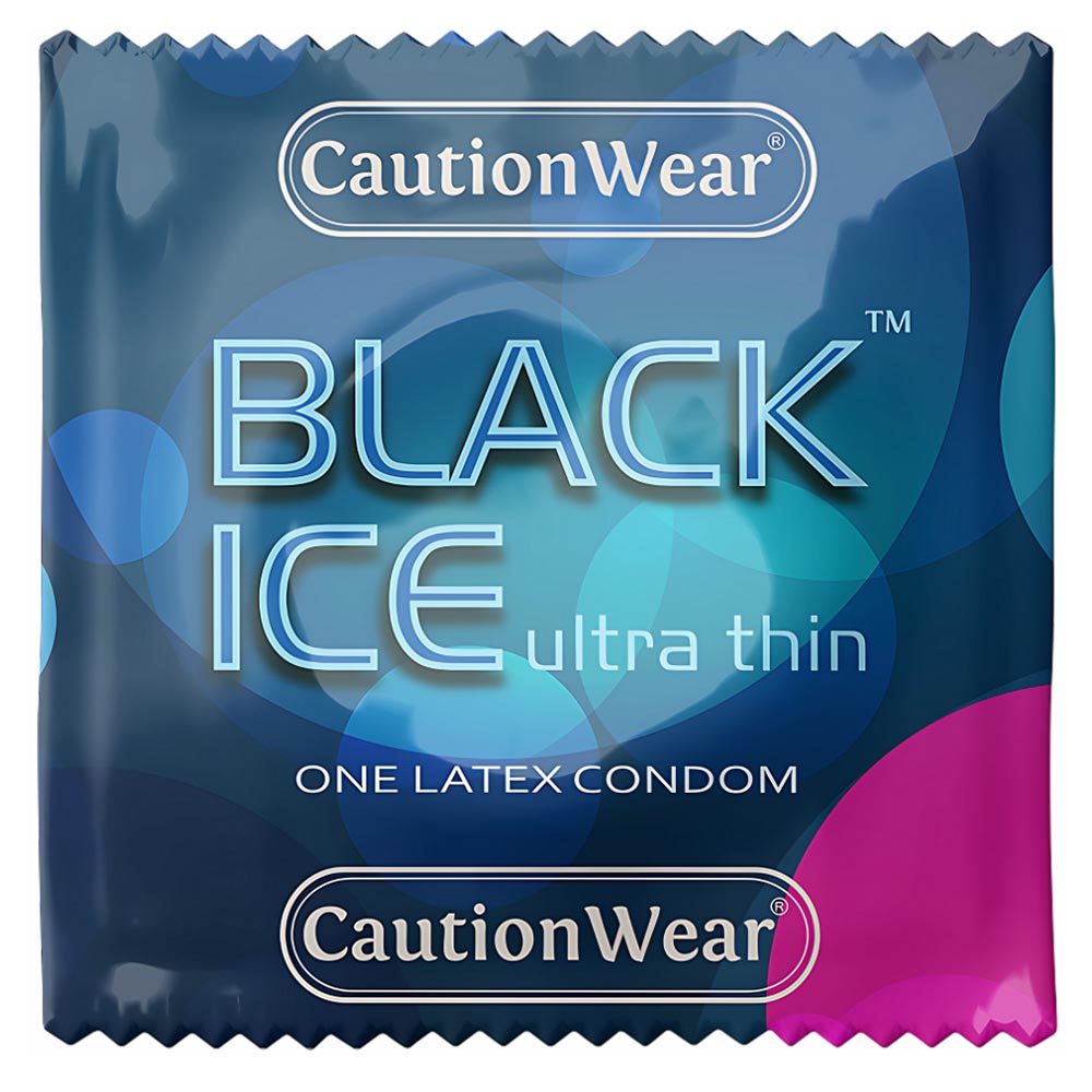 Buy Caution Wear Black Ice Condoms | Condom Depot