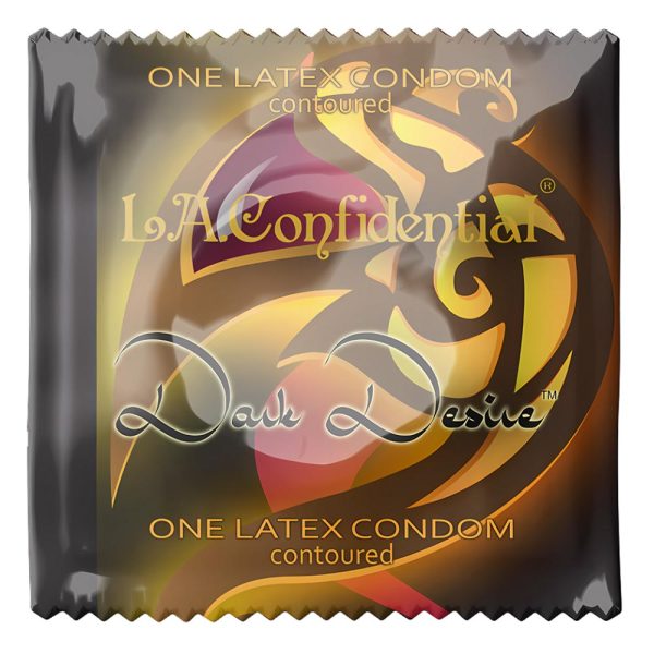 LA Confidential Dark Desire Contoured Condoms | Condom Depot