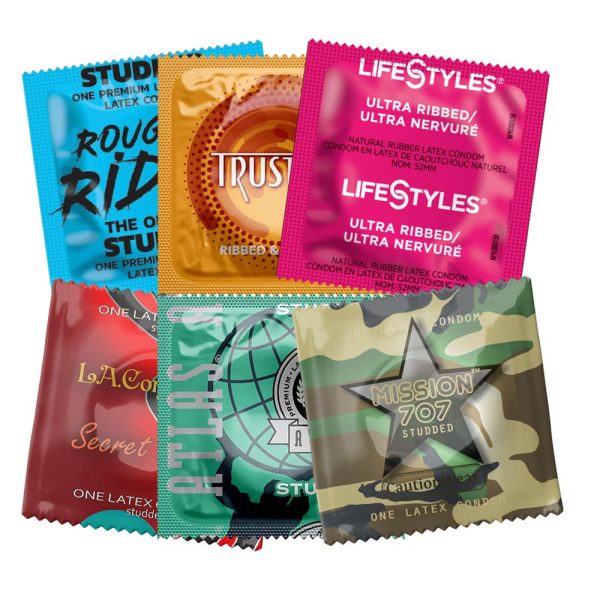 Buy Textured Condom Sampler Pack | Condom Depot