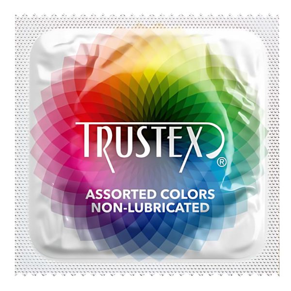 Trustex Assorted Colors Non-Lubricated Condoms | Condom Depot