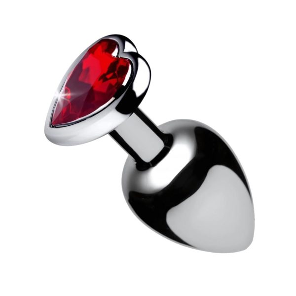 Booty Sparks Red Heart Gem Anal Plug | Condom Depot