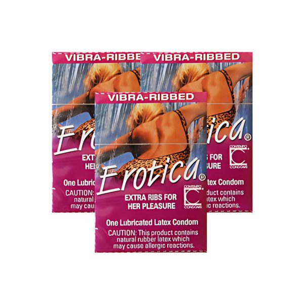 Contempo Erotica Ribbed Vending Machine Condoms | Condom Depot
