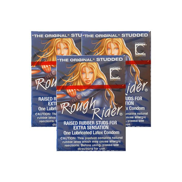 Contempo Rough Rider Studded Vending Machine Condoms | Condom Depot