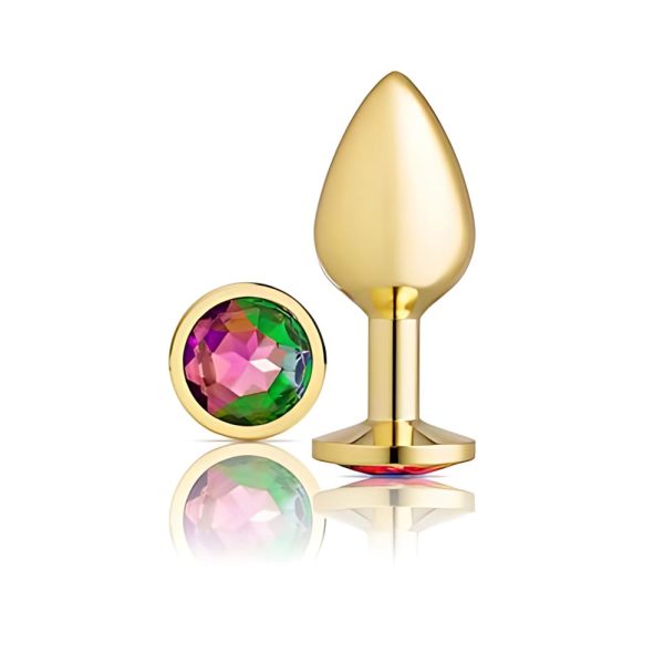 Gold Gem Medium Anal Plug | Condom Depot