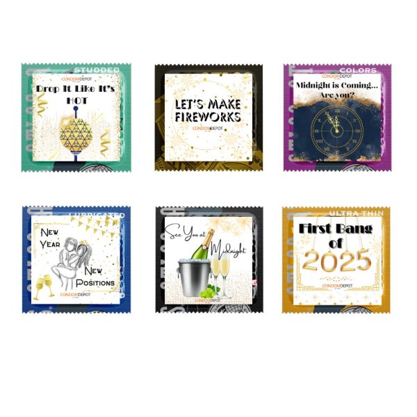 Custom New Years Eve Condoms | Condom Depot
