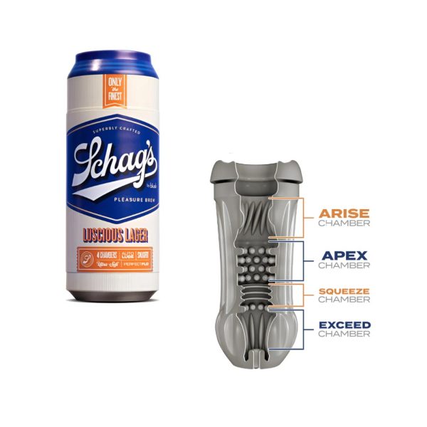 Schags Luscious Lager Frosted Stroker | Condom Depot