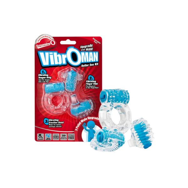 Screaming O VibroMan Vibrator Kit Vibrating Ring | Condom Depot