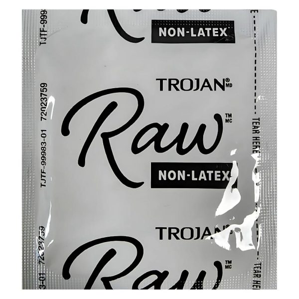 Trojan Raw Pure Feel Non Latex Condom | Condom Depot