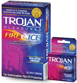 Trojan Fire and Ice Condoms
