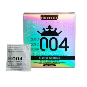 Okamoto ZERO ZERO FOUR 004 Condoms | Japanese Condoms from Condom Depot
