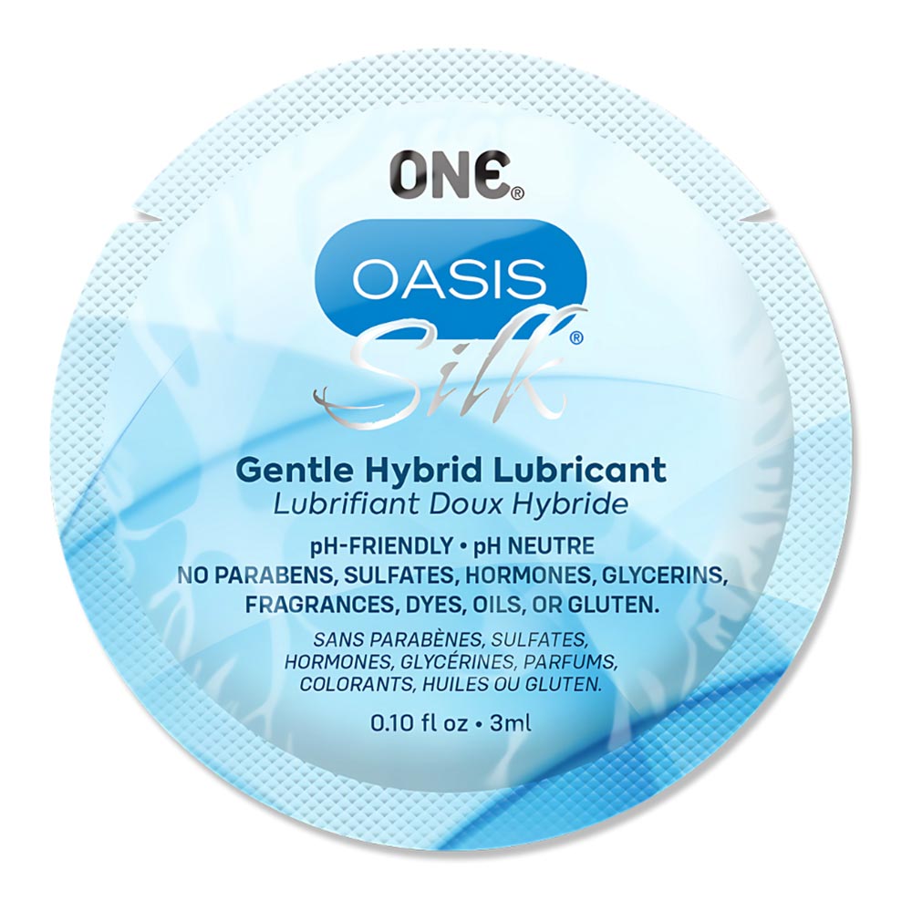 Bulk ONE Oasis Silk 3mL Individual Use Lubricant | Condom Depot
