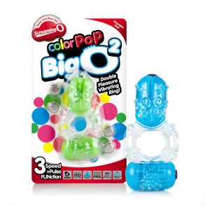 Screaming O Color Pop Big O2 Vibrating Ring | Condom Depot Cock Rings for Men