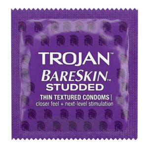 Trojan Bareskin Studded Condoms | Condom Depot